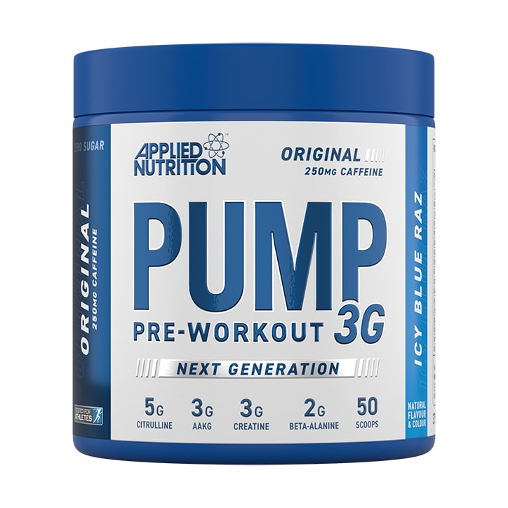 Applied Nutrition Pump Pre-Workout Icy Blue Raz 375g-1