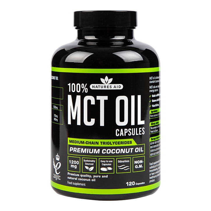Natures Aid 100% MCT Oil 120 Capsules-1