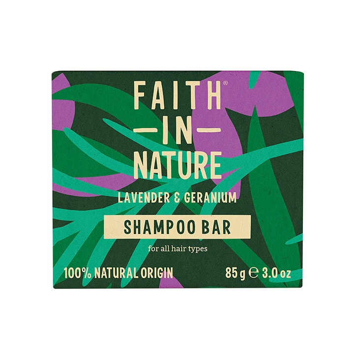 Faith in Nature - Shampoo Bar Lavender & Geranium 85g-1