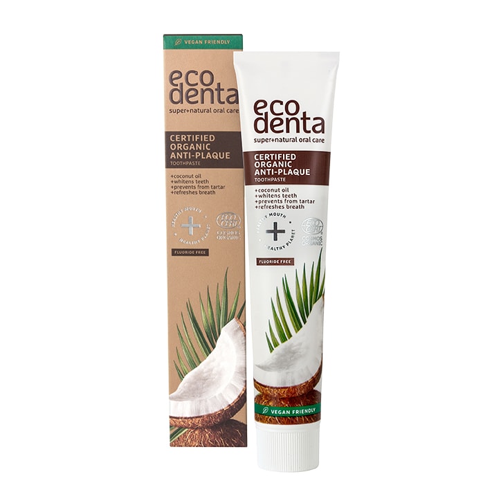Ecodenta Certified Organic Anti-plaque Toothpaste with Coconut Oil 75ml-1