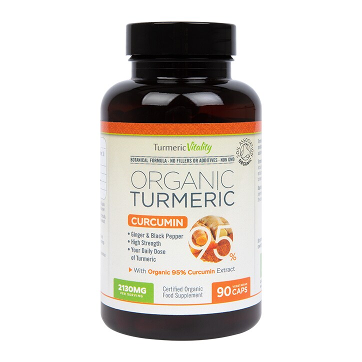 Turmeric Vitality Organic Turmeric Curcumin95 90 Capsules-1