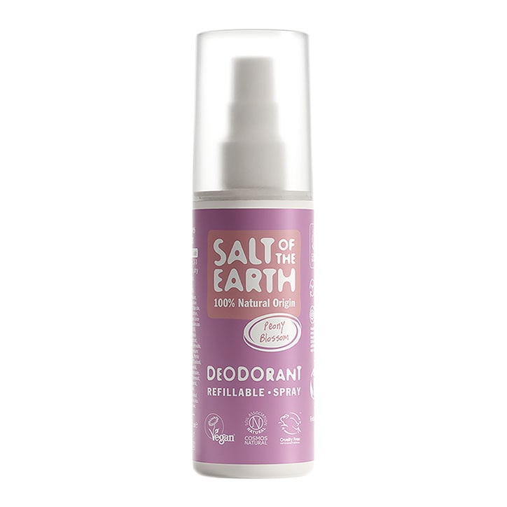 Salt of the Earth - Peony Blossom Natural Deodorant Refillable Spray 100ml-1