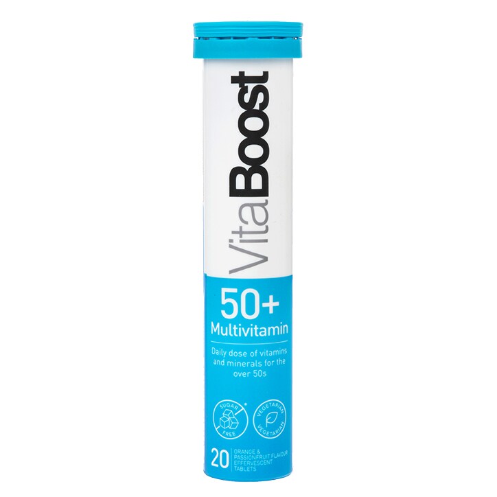 Vitaboost Multivitamin 50+ Effervescent 20 Tablets-1