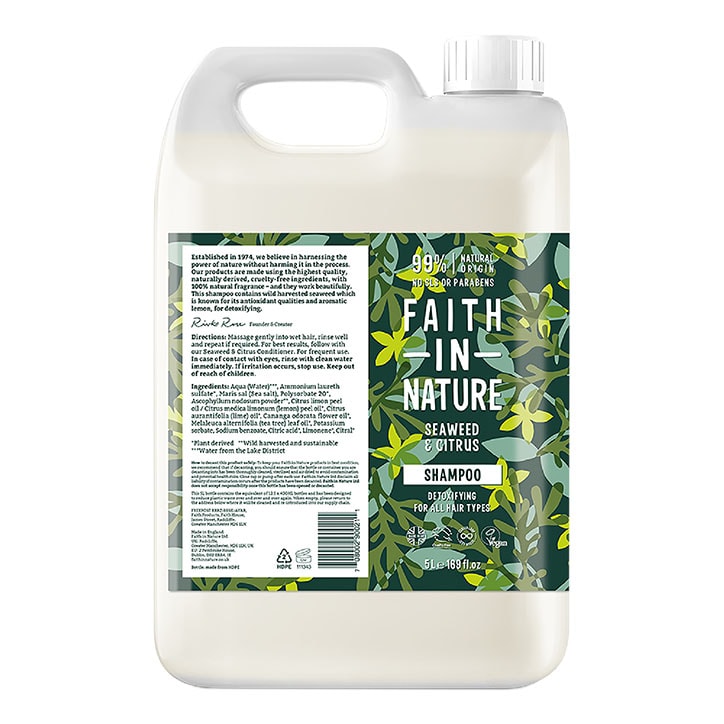 Faith in Nature Seaweed & Citrus Shampoo 5L-1