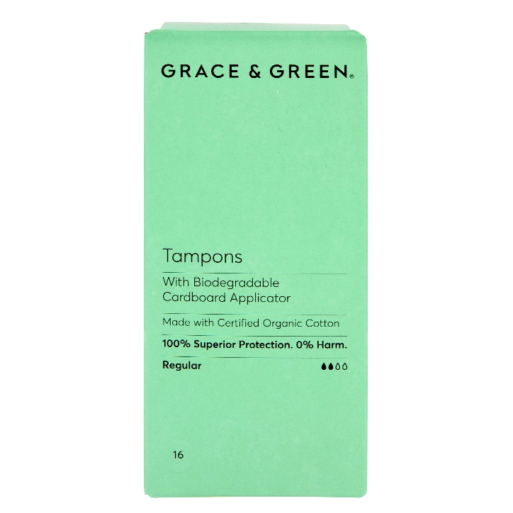 Grace & Green Applicator Tampons  - Regular 16 pack-1