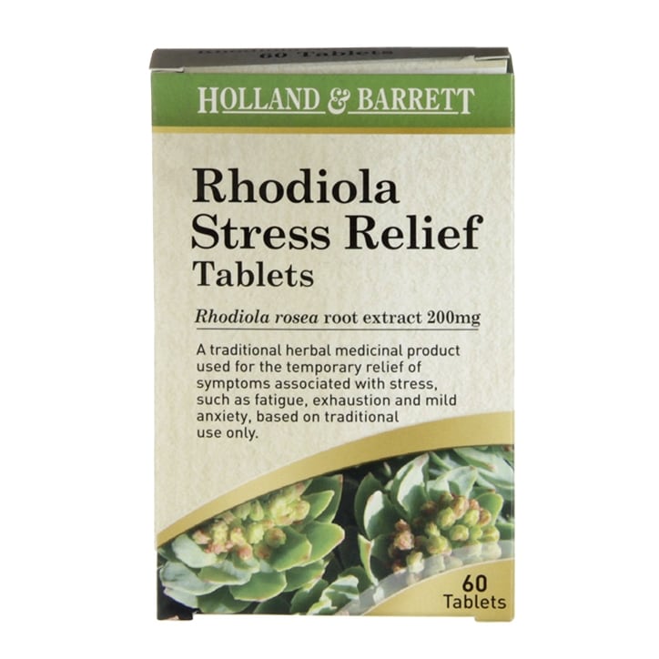 Holland & Barrett Rhodiola Stress Relief 60 Tablets 200mg-1