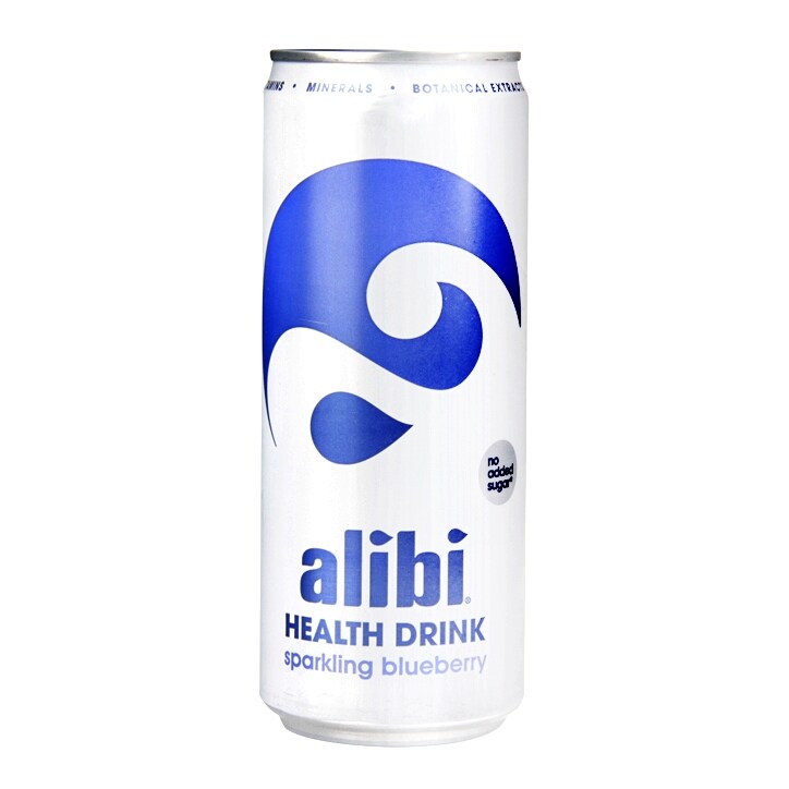 Alibi Health Drink Sparkling Blueberry 330ml-1