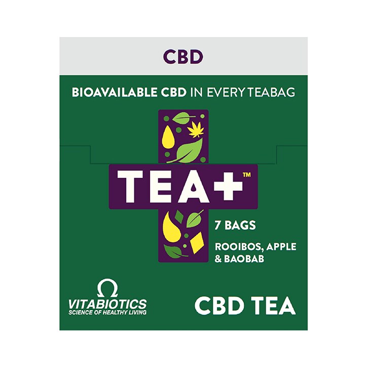 TEA + CBD Apple & Baobab Infused Tea 7 Bags-1