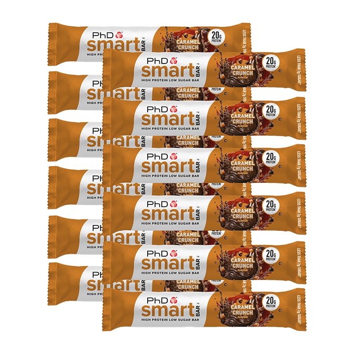 PhD Smart Bar Caramel Crunch 12x 64g-1
