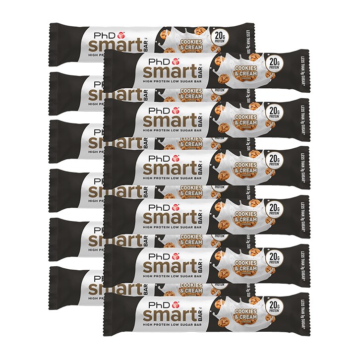PhD Smart Bar Cookies & Cream 12x 64g-1