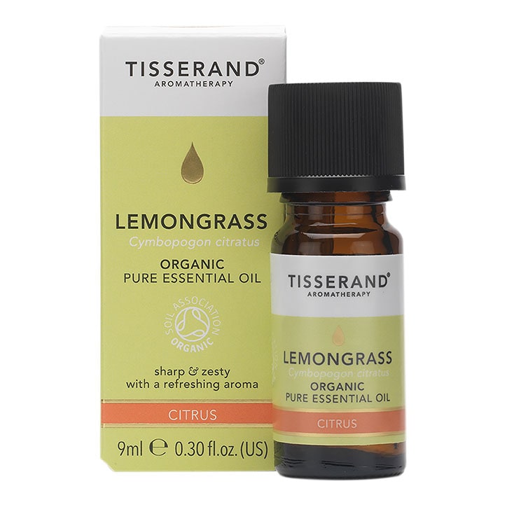 Tisserand Lemongrass Organic Pure Essential Oil 9ml-1