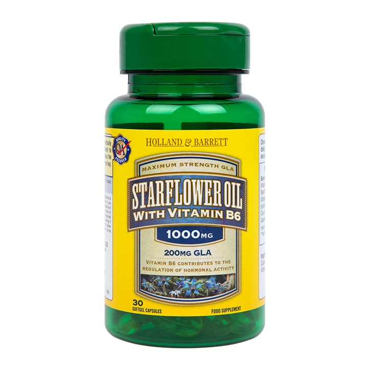 Holland & Barrett Starflower Oil 1000mg 30 Capsules-1