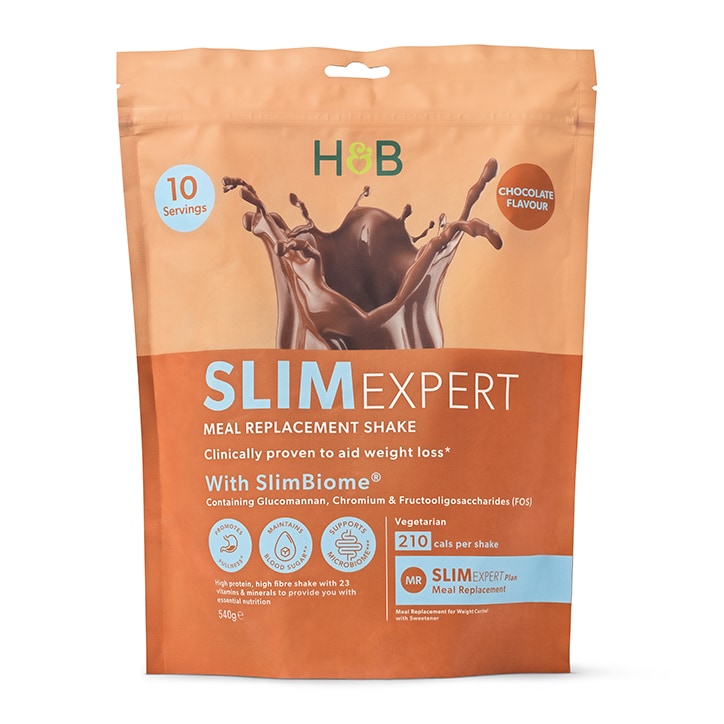 Holland & Barrett SlimExpert Meal Replacement Shake Chocolate Flavour 540g-1