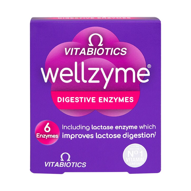 Vitabiotics Wellzyme 6 Enzyme Formula 60 Capsules-1