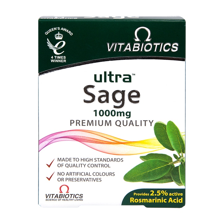 Vitabiotics Ultra Sage 1000mg 30 Tablets-1