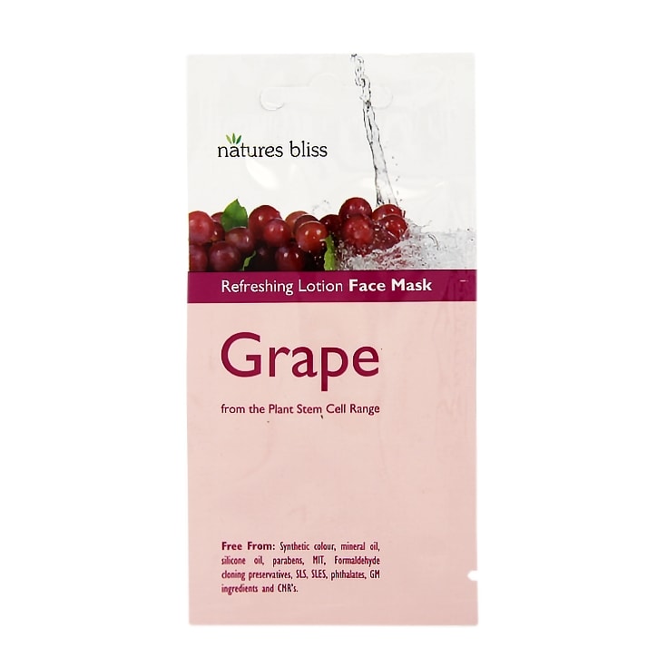 Nature's Bliss Face Mask Red Grape Stem Cell 10ml-1