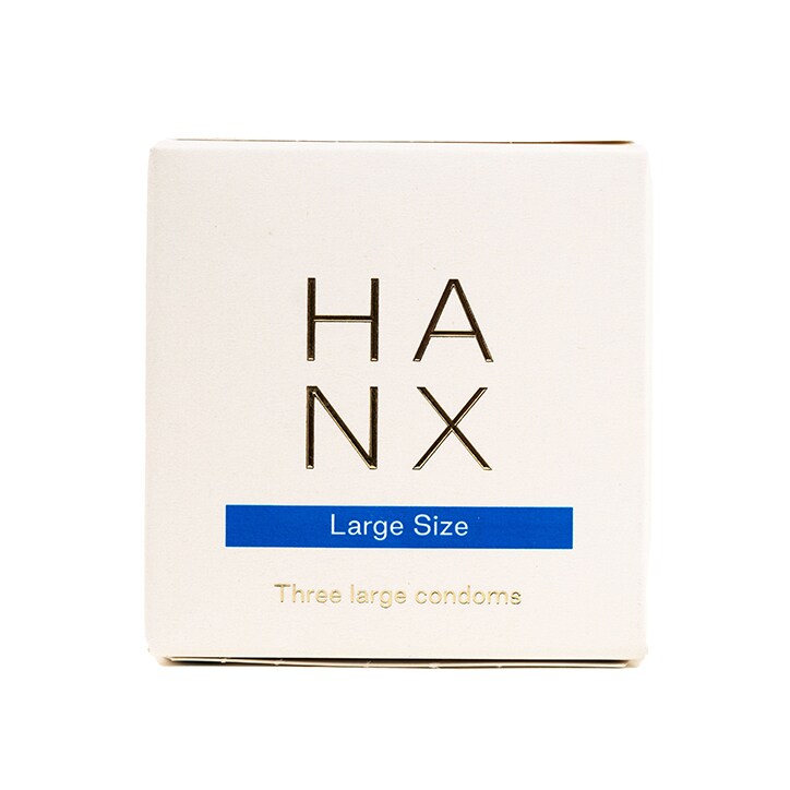 Hanx Condom Ultra Thin Large Size - 3 Pack-1