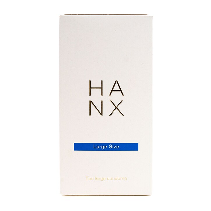 Hanx Condom Ultra Thin Large Size - 10 Pack-1