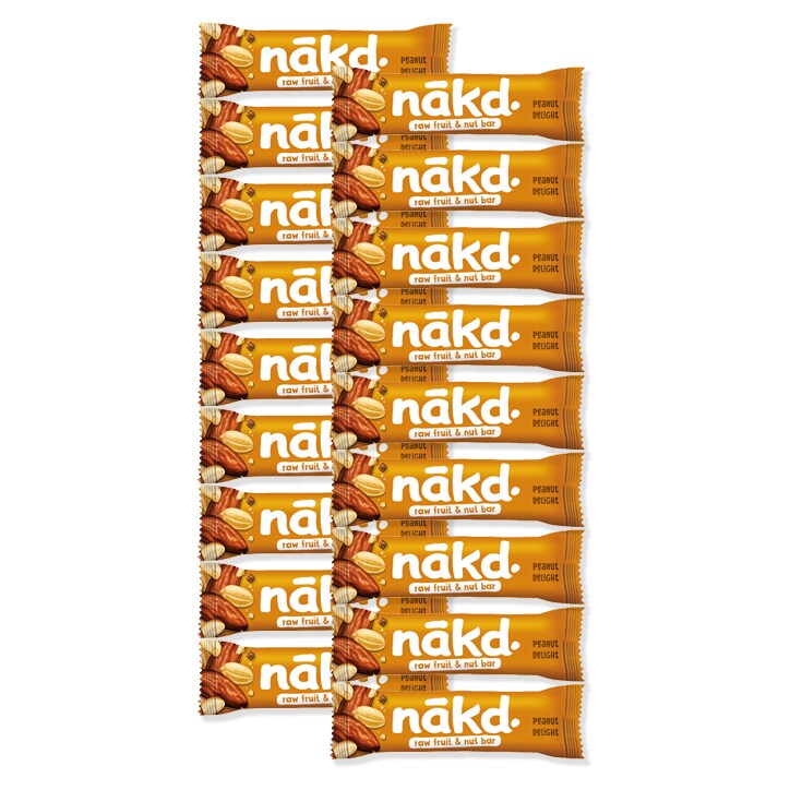 Nakd Peanut Delight Fruit & Nut Bars 18x 35g-1