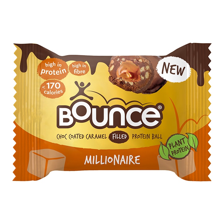 Bounce Dipped Chocolate Caramel Millionaire Plant Protein Ball 40g-1