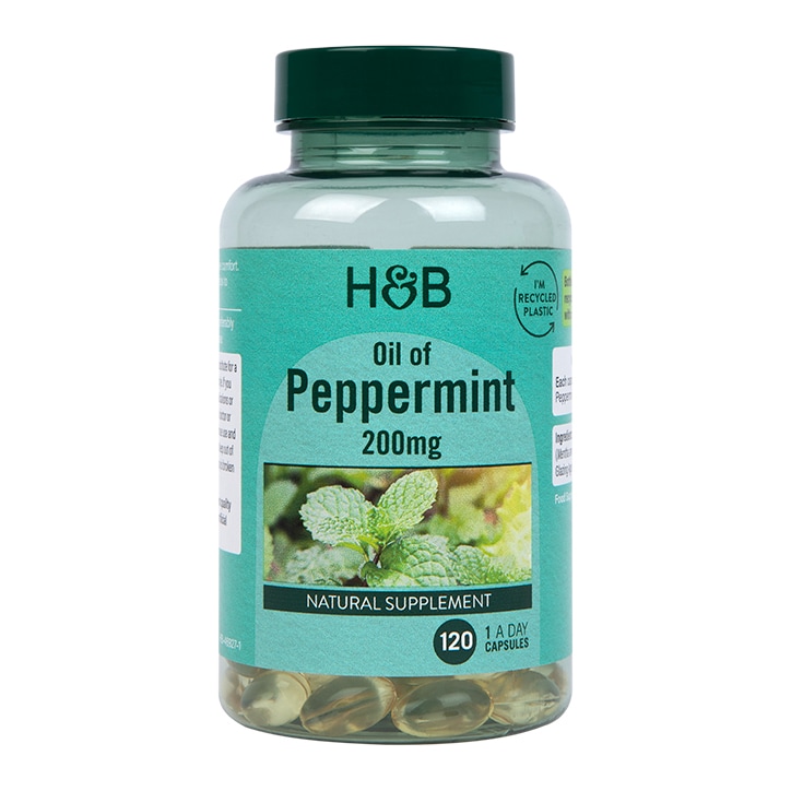 Holland & Barrett Oil of Peppermint 120 Capsules-1
