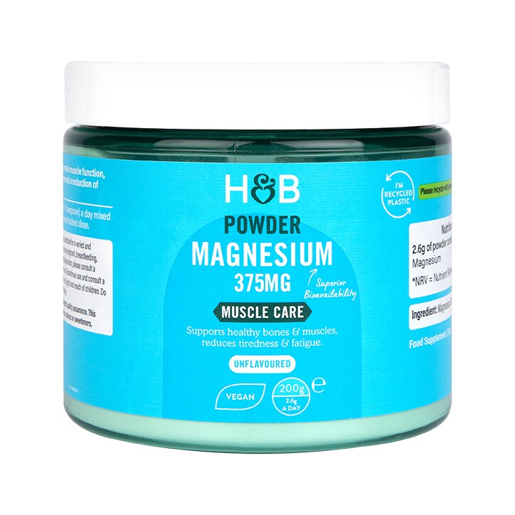 Holland & Barrett Magnesium 375mg Powder 200g-1
