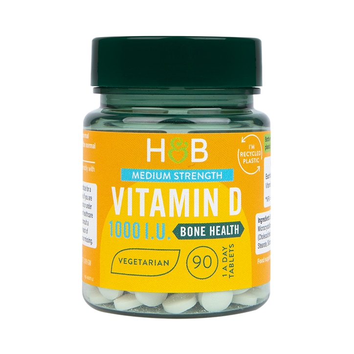 Holland & Barrett Vitamin D 1000 I.U. 25ug 90 Tablets-1