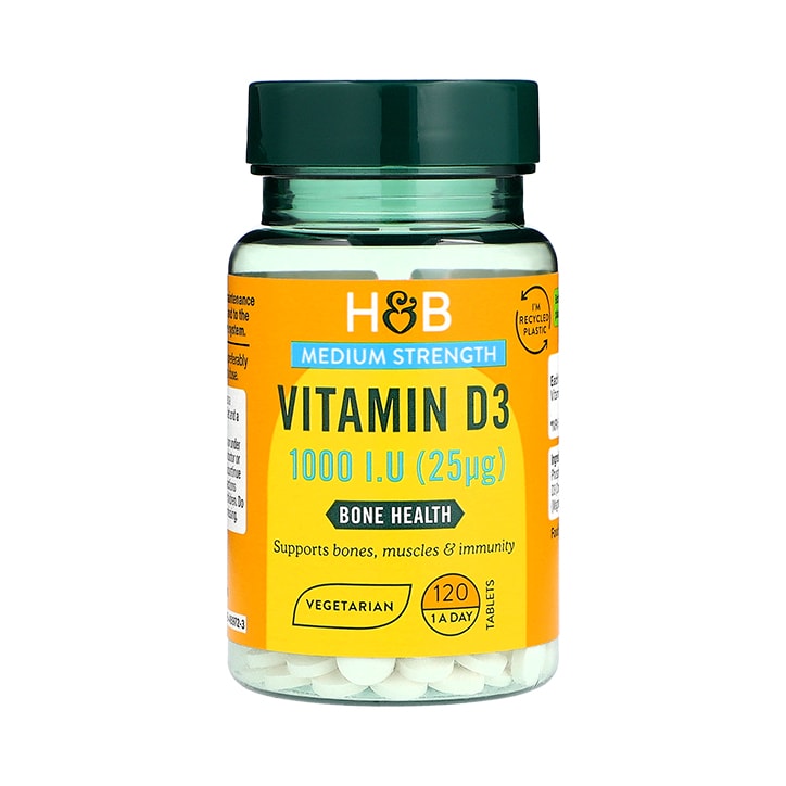 Holland & Barrett Vitamin D 1000 I.U 25ug 120 Tablets-1
