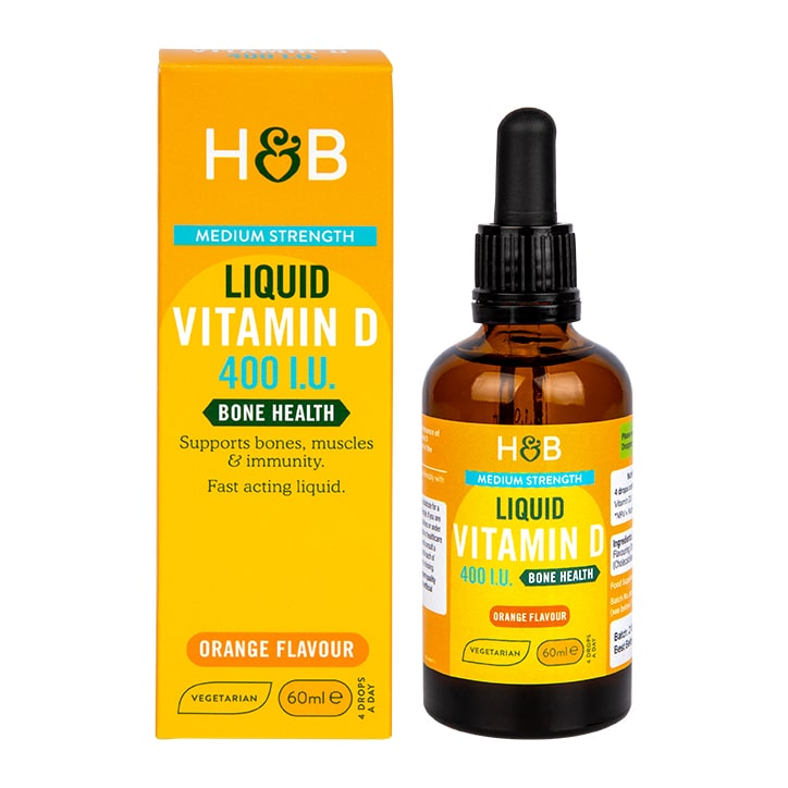Holland & Barrett Vitamin D 400 I.U. 10ug Liquid 60ml-1