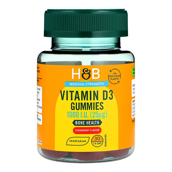 Holland & Barrett Vegetarian Vitamin D 1000 I.U. 25ug 30 Gummies-1