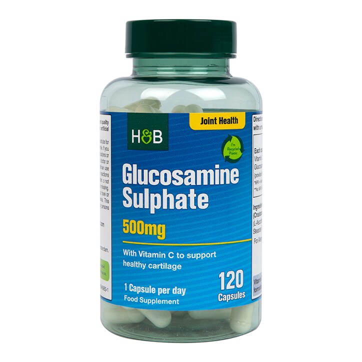Holland & Barrett Glucosamine Sulphate 500mg 120 Capsules-1