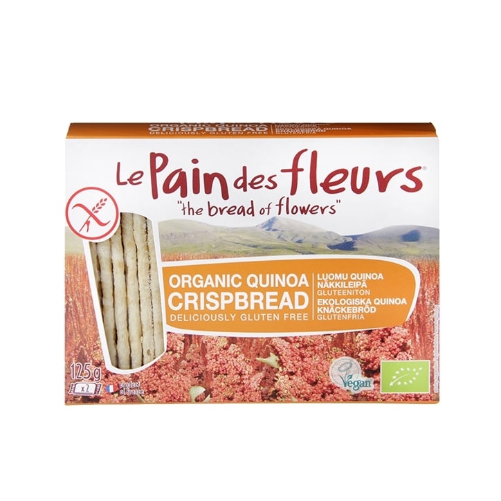 Le Pain des Fleurs Organic Quinoa Crispbread 125g-1