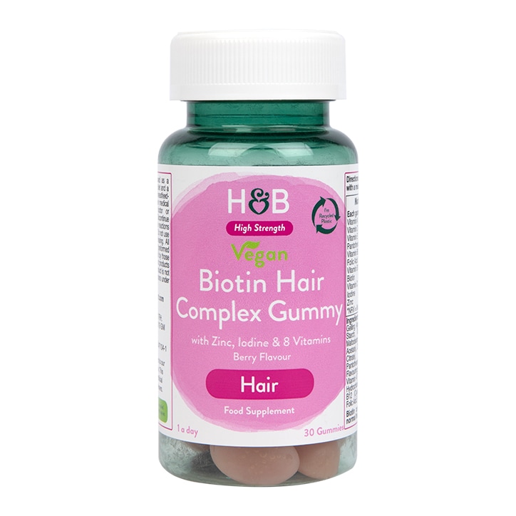 Holland & Barrett Vegan Biotin Hair Complex 30 Gummies-1