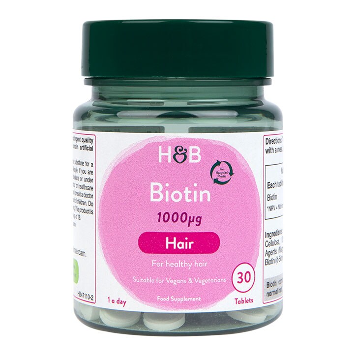 Holland & Barrett Biotin 1000ug 30 Tablets-1