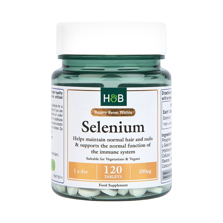 Holland & Barrett Selenium 200ug 120 Tablets-1