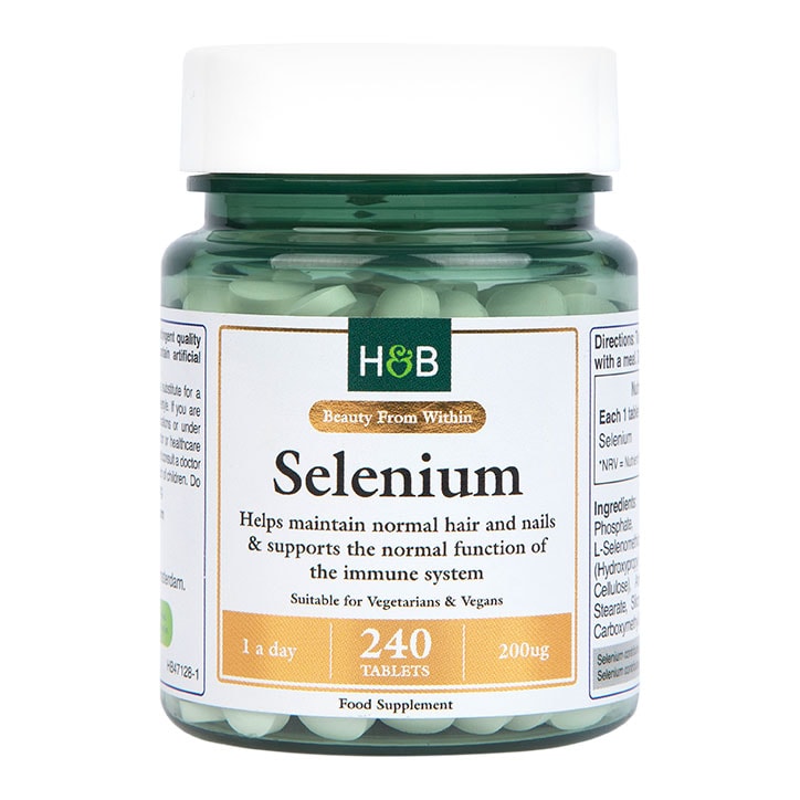 Holland & Barrett Selenium 200ug 240 Tablets-1