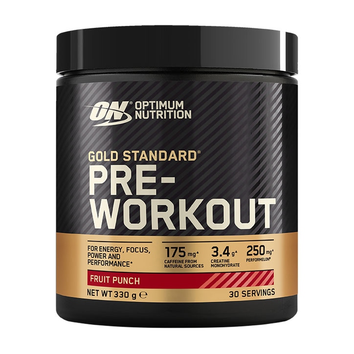 Optimum Nutrition Gold Standard Pre Workout Fruit Punch 330g-1