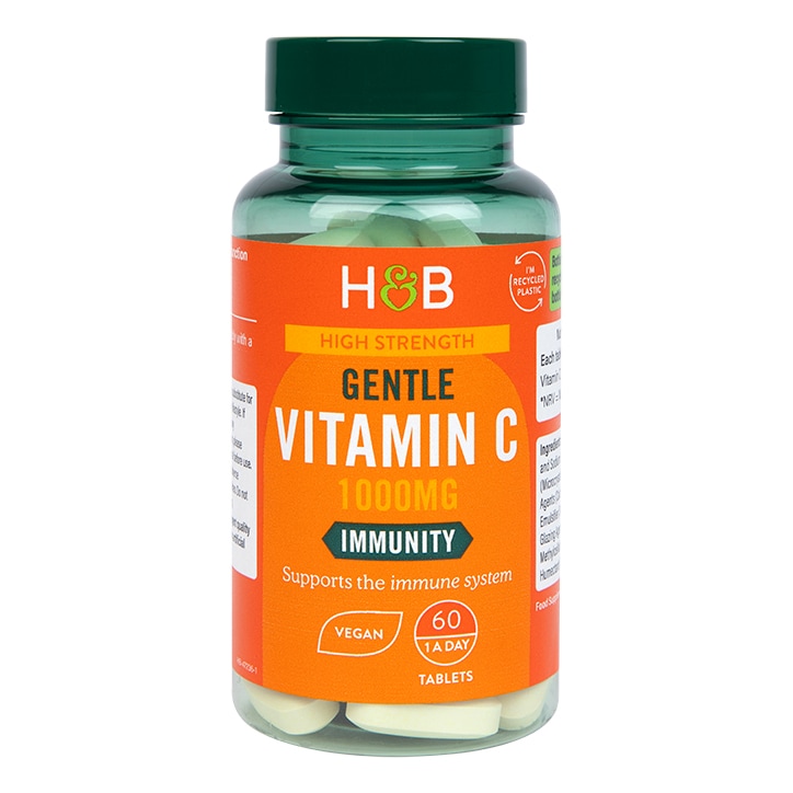 Holland & Barrett High Strength Gentle Vitamin C 1000mg 60 Tablets-1