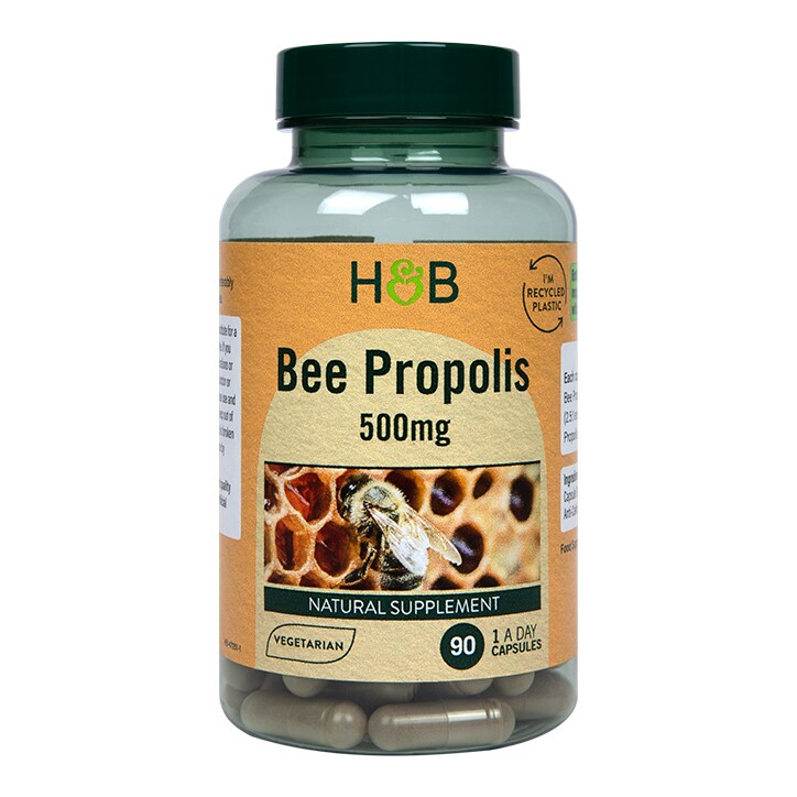Holland & Barrett Bee Propolis 500mg 90 Capsules-1