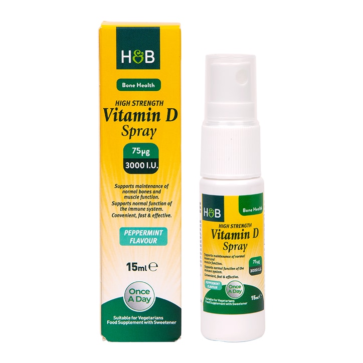 Holland & Barrett Vitamin D Spray 3000 I.U. 75ug 15ml-1