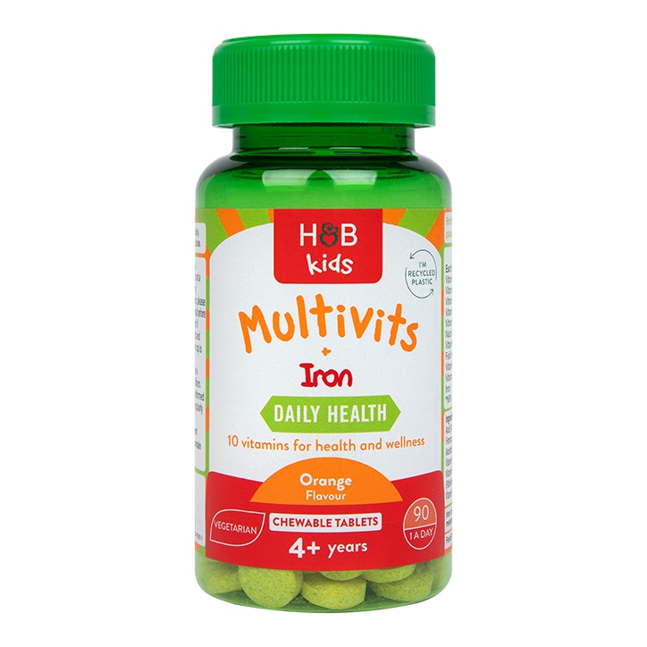 Holland & Barrett Kids Multivits & Iron 90 Tablets-1