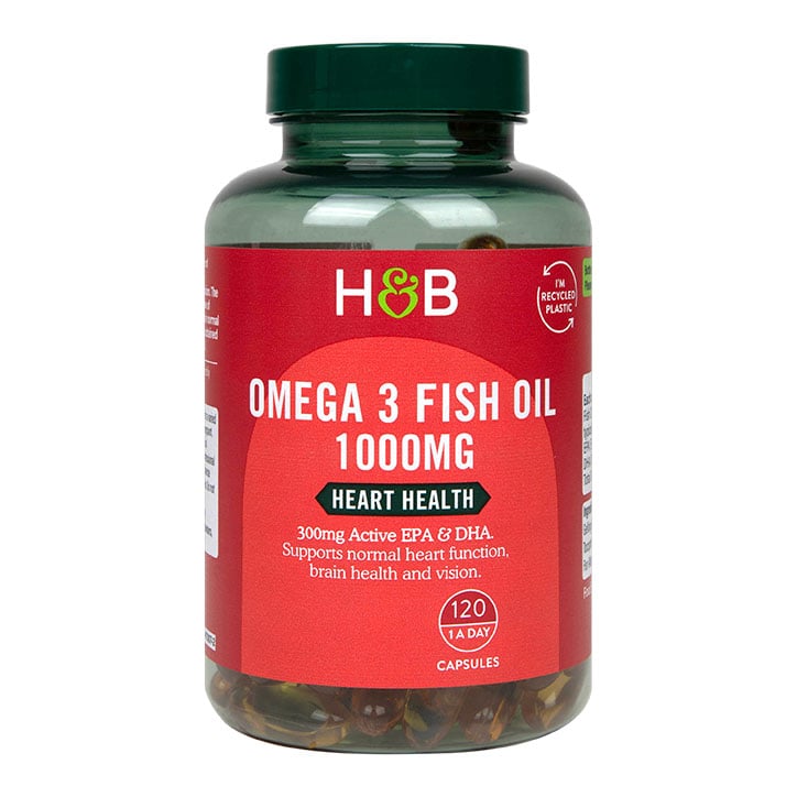 Holland & Barrett Omega 3 Fish Oil 1000mg 120 Capsules-1