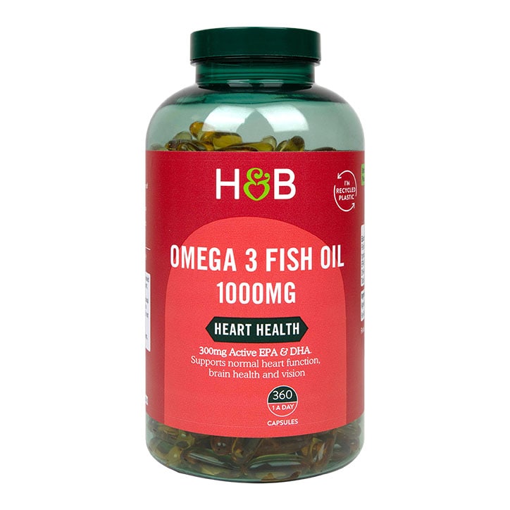 Holland & Barrett Omega 3 Fish Oil 1000mg 360 Capsules-1