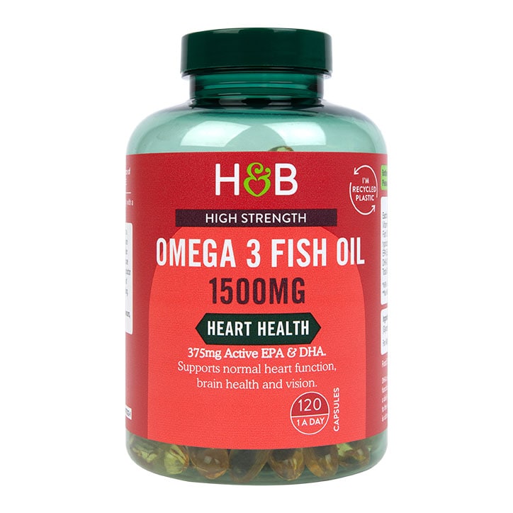 Holland & Barrett Omega 3 Fish Oil 1500mg 120 Capsules-1