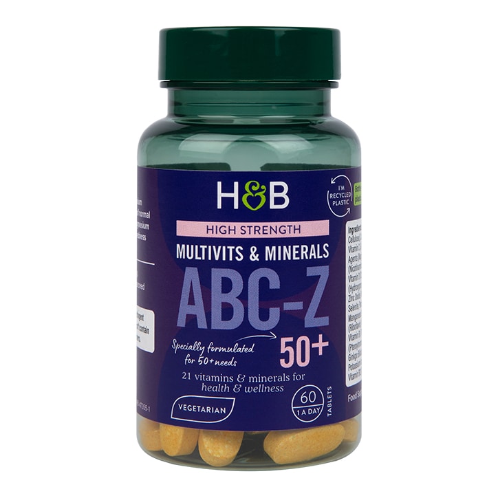 Holland & Barrett ABC to Z 50+ Multivitamins 60 Tablets-1