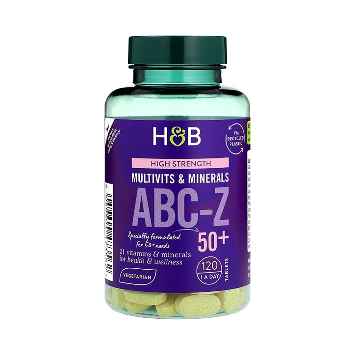 Holland & Barrett ABC to Z 50+ Multivitamins 120 Tablets-1