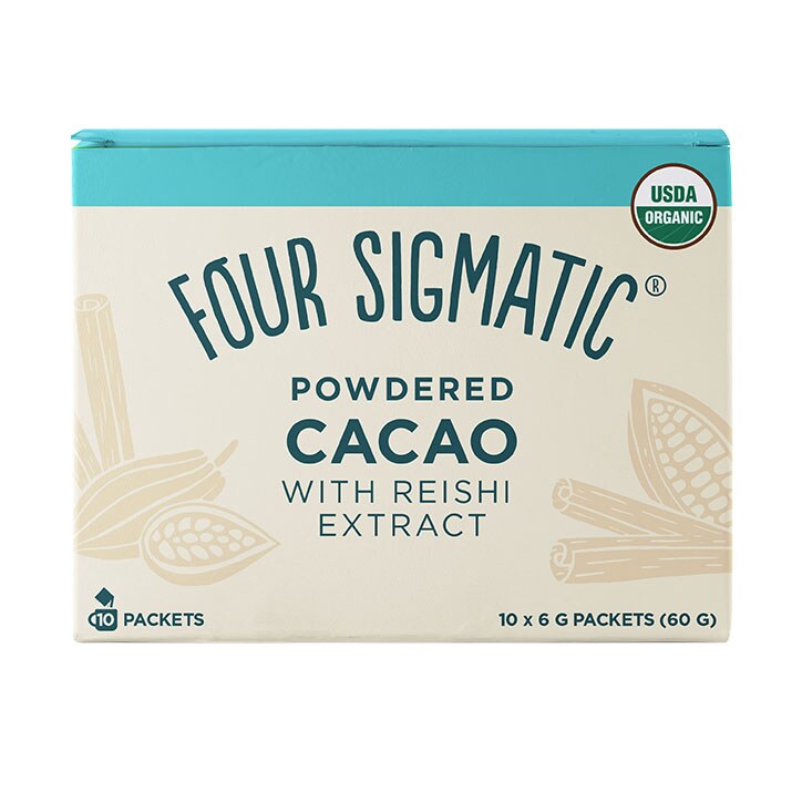 Four Sigmatic Organic Mushroom Cacao with Reishi 10 Sachets-1