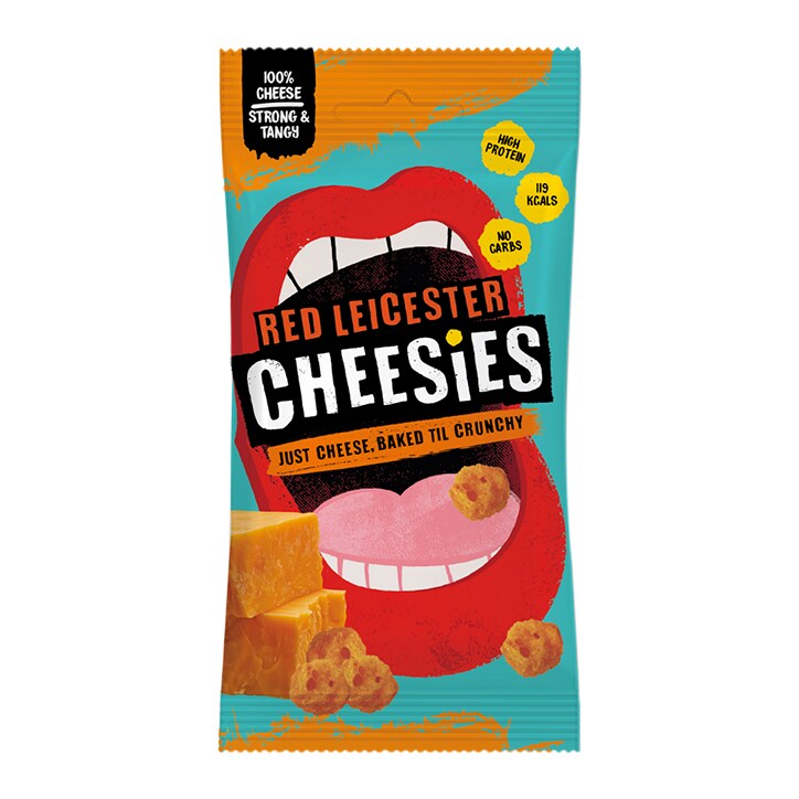 Cheesies Red Leicester Crunchy Popped Cheese 20g-1