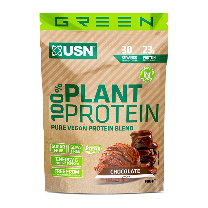 USN 100% Plant Protein Chocolate 900g-1