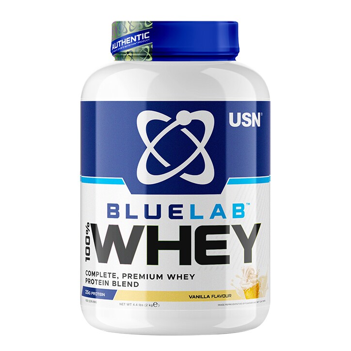 USN Blue Lab Whey Premium Protein Powder Vanilla 2kg-1